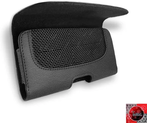 Vista 6 de Funda para Motorola Moto Z3; Funda de cuero para Motorola Moto Z3 Play, por TMAN Funda de piel con cierre magnético [clip para cinturón]