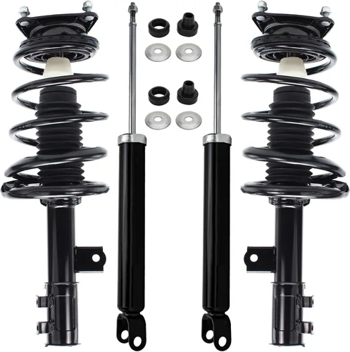 Vista 11 de Detroit Axle - Kit de amortiguadores de 4 puntales para Ford Escape 14-19, 2 puntales delanteros con resorte helicoidal 2 amortiguadores traseros