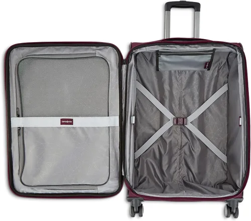 Vista 24 de Samsonite - Equipaje ligero y suave de la colección Ascella 3.0, con ruedas giratorias, Negro