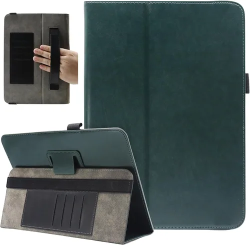 Vista 13 de Funda universal para tablet de 7 y 8 pulgadas, funda protectora con soporte para Android de 7.0 a 8.5 pulgadas con correa de mano y ranuras