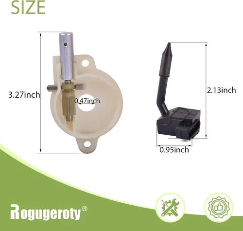 Vista 5 de Engrasador de bomba de aceite compatible con motosierra Husqvarna 36 41 136 137 141 142 Jonsered 2036 2040 motosierra 545 03 68-01 545036801