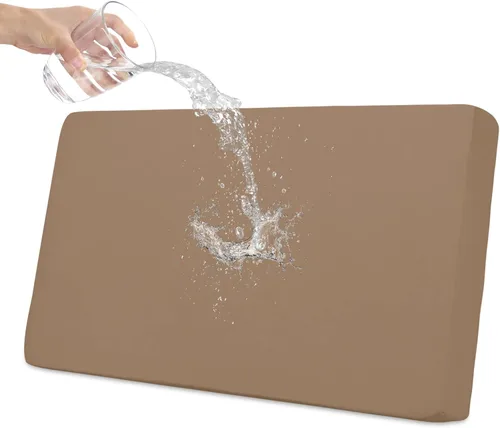 Vista 89 de Easy-Going Funda de cojín 100% impermeable para asiento de sofá, funda de cojín elástica de muebles, para niños, mascotas, cojín de sofá biplaza