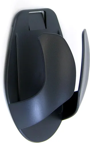 Vista 3 de Ergotron Soporte para ratón, organizador de almacenamiento delgado para mouse inalámbrico de pared, gris oscuro