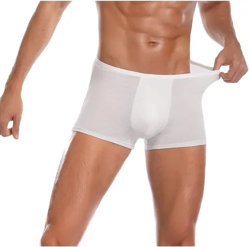 Vista 12 de STARLY 5pcs Mens Desechable Algodón Ropa Interior Viaje Boxers Escritos Portátil Pantalones Cortos Blanco/Gris/Verde Oliva