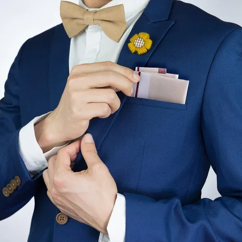 Vista 4 de Pañuelo de 24 piezas para hombre pañuelo a cuadros para hombre suave regalo para hombres talla única Multi color talla única