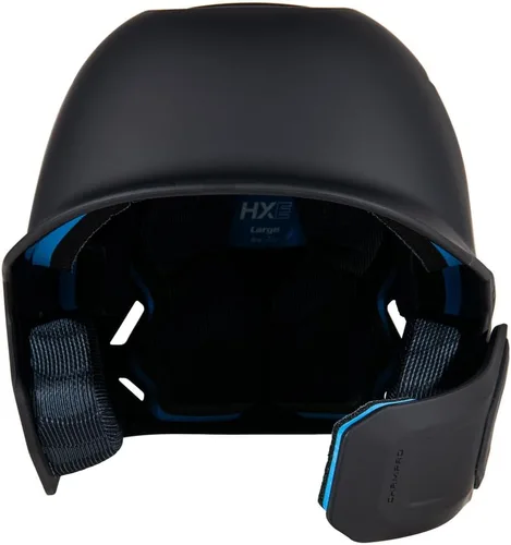 Vista 2 de Champro HXE - Casco de bateo de béisbol mate con protector de mandíbula