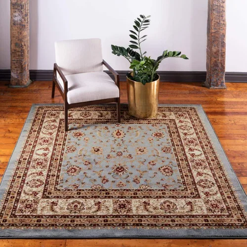Vista 64 de Unique Loom - Colección Voyage - Alfombra tradicional oriental clásica de diseño intrincado