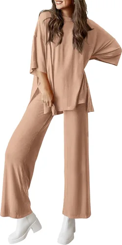 Vista 19 de PRETTYGARDEN Conjunto de dos piezas para mujer Negro