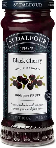Vista 11 de St. Dalfour Mermelada de Fruta de Cereza Negra - 10 oz - 100% de Fruta, Sin Ingredientes Artificiales, Sin OMG, Sin Azúcares de Caña, Completamente