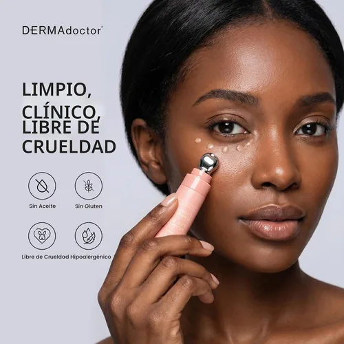 Vista 7 de DERMAdoctor Crema de ojos con cafeína para ojeras e hinchazón, SPF 30, 0.5 onzas