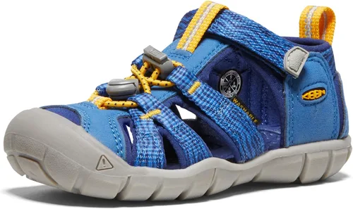 Vista 19 de KEEN Sandalias unisex para niños Seacamp 2 CNX con puntera cerrada Azul Azur/Blanco Estrella