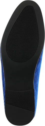 Vista 6 de Amali Fay - Zapatos de terciopelo sin cordones para hombre con cadena dorada, zapatos de vestir para hombre, mocasines formales de terciopelo
