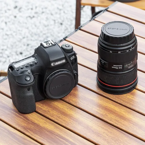 Vista 7 de JJC Paquete de 2 cubiertas de tapa de cuerpo y tapa de lente trasera para Canon EOS Rebel T6 T7 T5 T4i T5i T6i T6s T7i T8i SL1 SL2 SL3 60D 70D 77D
