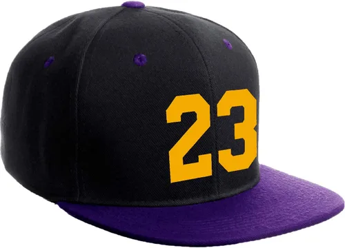 Vista 29 de Número de equipo modificado para requisitos particulares del jugador del color del sombrero del Snapback de la visera plana clásica de la visera