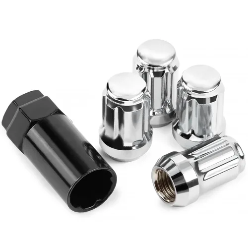 Vista 9 de JiiinMiiin 20 tuercas negras de 1/2 x 20 con sintonizador de 6 ranuras, tuerca de bloqueo de 1/2 pulgada a 20 con 1 llave de enchufe de 60 grados