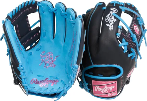 Vista 22 de Guantes de béisbol Heart of the Hide 2026 Top Grade US Steerhide Negro/Menta Pro H Web