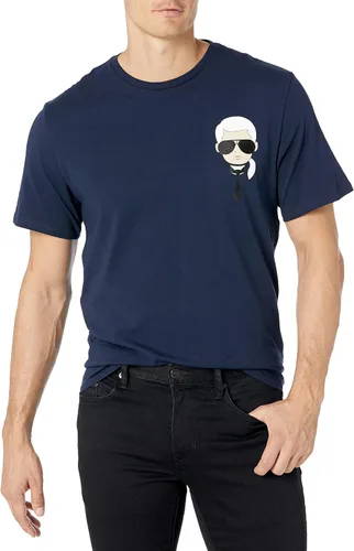 Vista 7 de Karl Lagerfeld Camiseta clásica Karl Character para hombre Negro