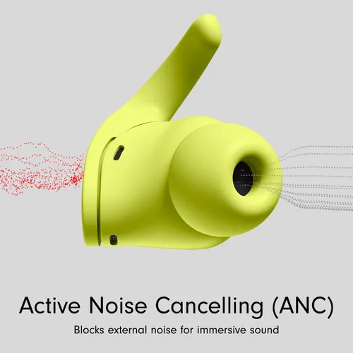 Vista 4 de Beats Fit Pro - Auriculares inalámbricos con cancelación de ruido - Chip de auriculares Apple H1 - Amarillo Volt (renovado)