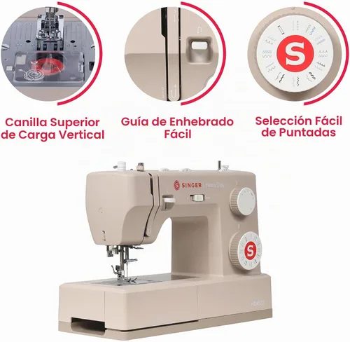 Vista 6 de SINGER® Heavy Duty 4523™ Next Evolution Sewing Machine with Accessories Beige
