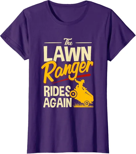 Vista 13 de The Lawn Ranger Rides Again - Camiseta de corte de césped Azul Marino