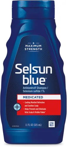 Vista 2 de Selsun Blue Champú anticaspa de máxima fuerza de 11 onzas + Method Espuma Jabón de Manos Cascada Paquete de 10 onzas