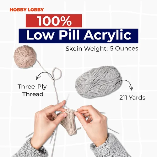 Vista 5 de Yarn Bee 5 – Hilo acrílico voluminoso para ganchillo y tejer – Madeja suave, 193 metros – Negro