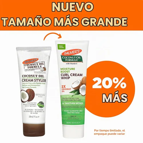 Vista 3 de Palmer's Crema batidora para rizos Moisture Boost con fórmula de aceite