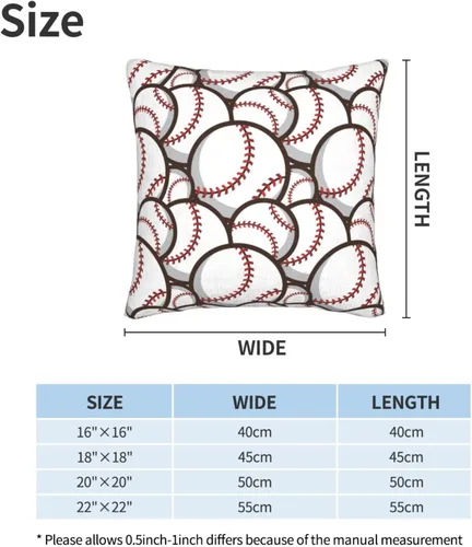 Vista 8 de Perinsto Juego de 2 fundas de almohada decorativas para sofá, cama, decoración del hogar, 16 x 16 pulgadas