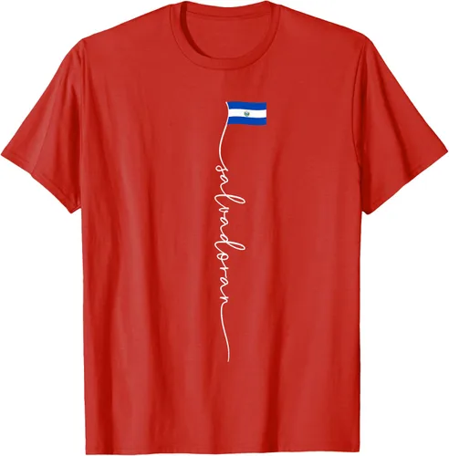 Vista 76 de Camiseta con la bandera salvadoreña de El Salvador