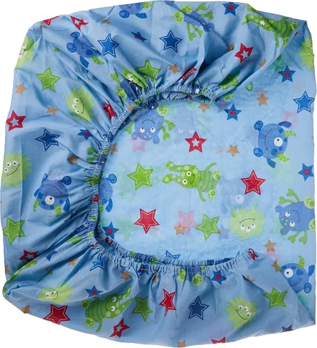 Vista 3 de Little Bedding by NoJo Monster Babies - Juego de sábanas para cuna de 2