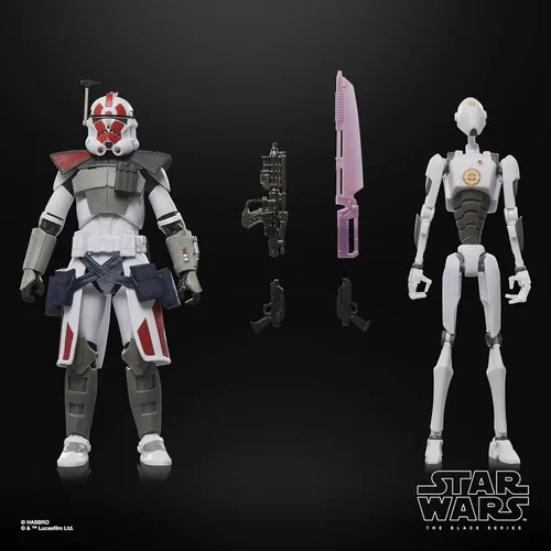 Vista 7 de STAR WARS The Black Series ARC Trooper (Infiltrator) y Commando Droid (entrenamiento), Battlefront II - Figuras de acción coleccionables prémium