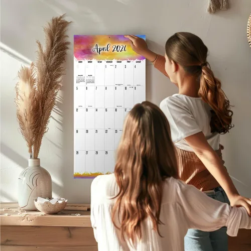 Vista 230 de Calendario de grises africanos 2025 2026 – Planificador mensual de pared de aves africanas – 12 x 18 pulgadas (abierto), calendario de pared