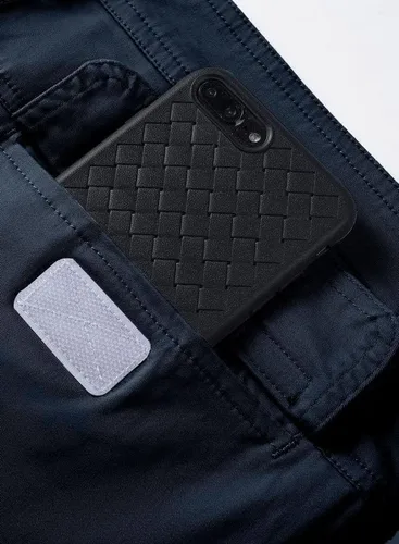 Vista 9 de JMIERR Pantalones cargo para hombre, casuales, de algodón, ajuste relajado, cintura elástica, ligeros, con múltiples bolsillos
