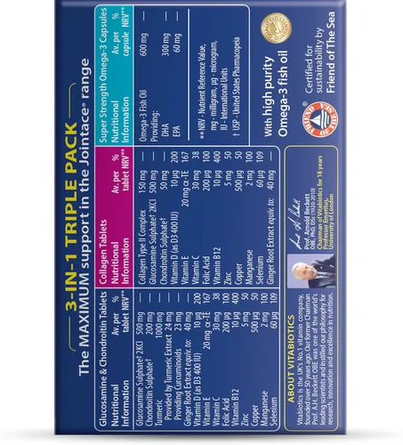 Vista 7 de Vitabiotics Jointace Max Tabletas - 84 Tabletas