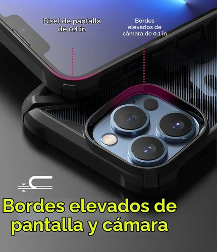 Vista 4 de Ringke - Funda para iPhone 13 Pro Max [Fusion-X Camo Negro]