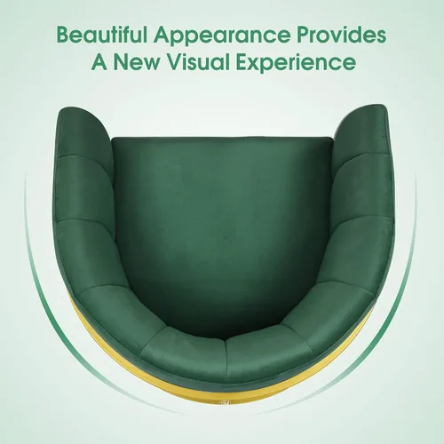 Vista 14 de BarberPub Silla de sala de estar, silla de tecnología de uñas con cojín, sillón de manicura para técnico de uñas, equipo de salón de spa para Verde