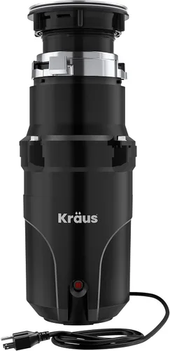Vista 20 de KRAUS® WasteGuard™ - Triturador de basura de alimentación continua de 1/2 HP con motor ultrasilencioso de alta velocidad, cable de alimentación