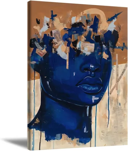 Vista 14 de Arte de pared de mujer negra, pinturas de reina negra para paredes, póster motivacional de niña negra, decoración de pared para pared, lienzo