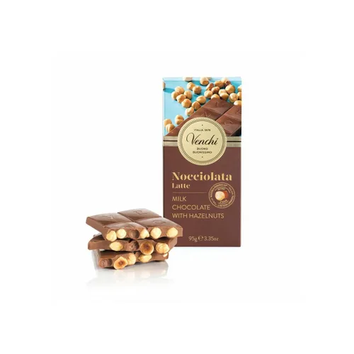 Vista 13 de Venchi Cuor di Cacao Barra de chocolate extra oscuro 75% 3.52oz (paquete de 2)