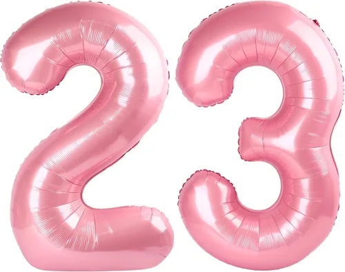 Vista 79 de Globos con números de 40 pulgadas, color negro, para decoraciones de cumpleaños de 10 a 100 años Jumbo 40In & Vibrant Color, With Hanging Holes