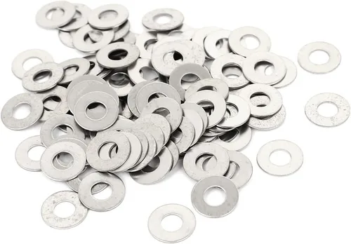 Vista 16 de uxcell Arandela plana sellada de acero inoxidable M1.0.236 x 0.012 in para tornillo de perno 100Pcs