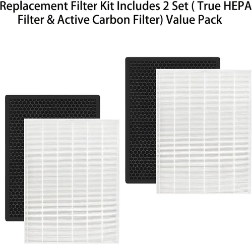 Vista 2 de HR900 - Kit de filtros de repuesto para purificador de aire para mascotas Winix HR900, parte de repuesto 1712-0093-00 filtro T y filtro U