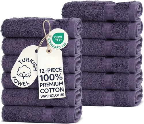 Vista 94 de Chakir Turkish Linens - Toallas turcas de 100% algodón, suaves y absorbentes (juego de 3 toallas personalizables, color aguamarina)