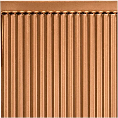 Vista 20 de FASÄDE Panel decorativo de mosaicos de vinilo en bermuda bronce (muestra de 6x6 pulgadas)
