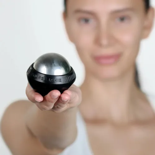 Vista 5 de Nurse Jamie Super-Cryo Massaging Orb – Stainless Steel Roller for Face & Body – Long-Lasting Cooling & Warming Therapy for Circulation, Recovery &