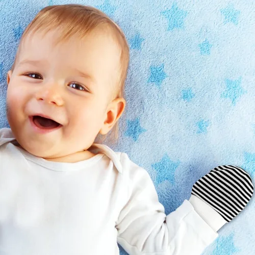 Vista 7 de ONESING 6-20 pares de guantes de bebé sin arañazos 0-6 meses, guantes esenciales para bebés recién nacidos, niños y niñas