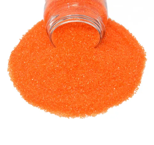 Vista 3 de Mystic Sprinkles Botellas de azúcar de lijado de 4 onzas (ámbar - Azúcar de lija naranja 4 onzas)