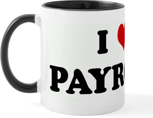 Vista 13 de CafePress Coffee Then Payroll Mugs - Taza de café de cerámica (11 oz)