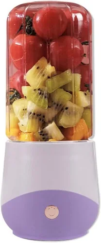 Vista 8 de Plastic Portable Blender Lightweight Portable Juicer For Smoothies Ice Blending Juicing And Food Processing 500ml/17.5oz(White)