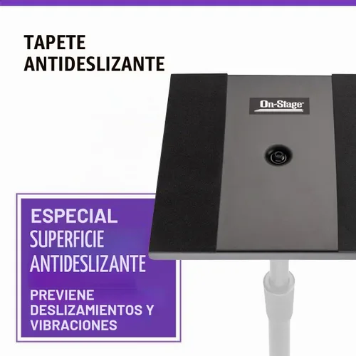 Vista 5 de OnStage Plataforma MSA6000 para soportes de micrófono